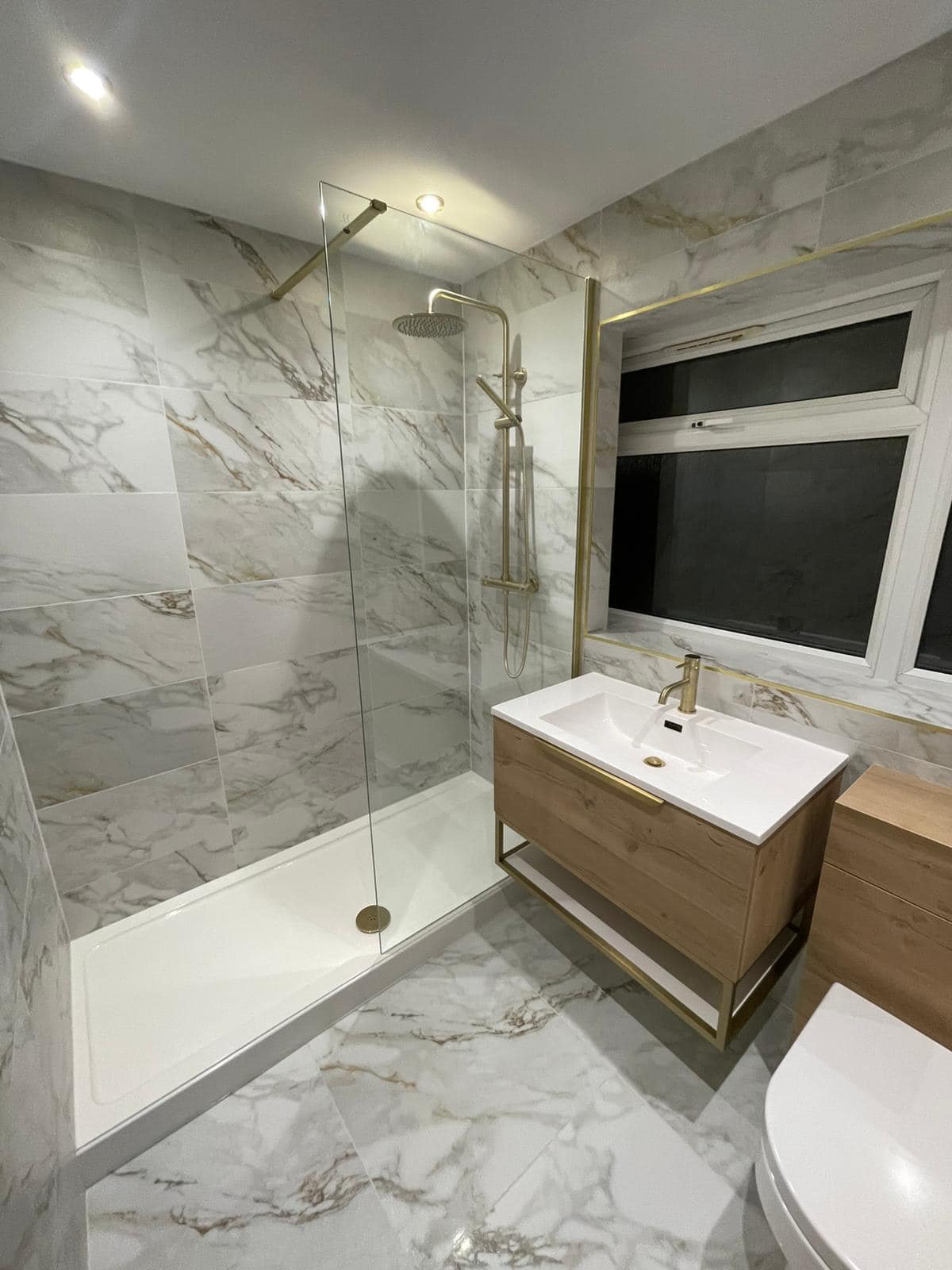 Bathroom project completed by Casey Interiors