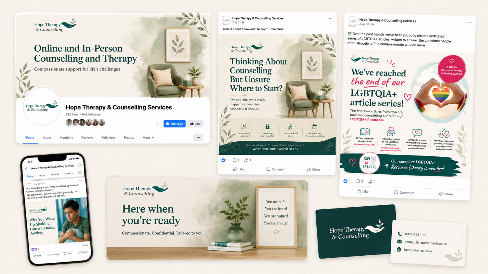 Counselling marketing case study